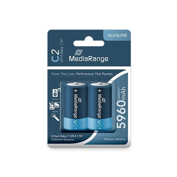 PILAS ALCALINAS MEDIARANGE BABY-C