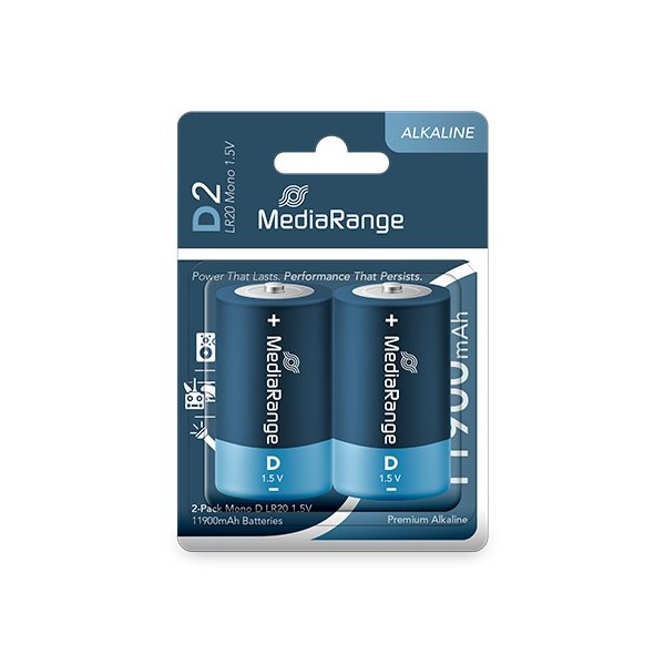 PILAS ALCALINAS MEDIARANGE MONO-D