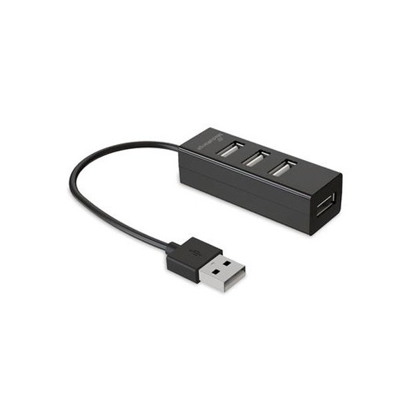 HUB 4 PUERTOS 2.0 MEDIARANGE MRCS502 BLACK