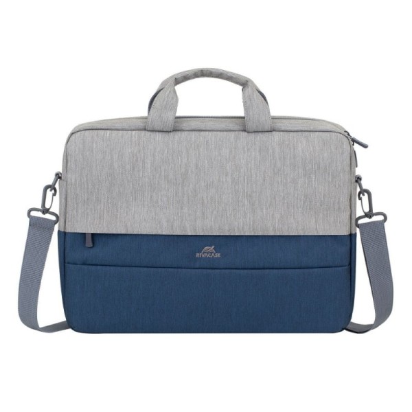 RIVACASE 7532 Grey/blue Prater Maletín 15,6″ gris-