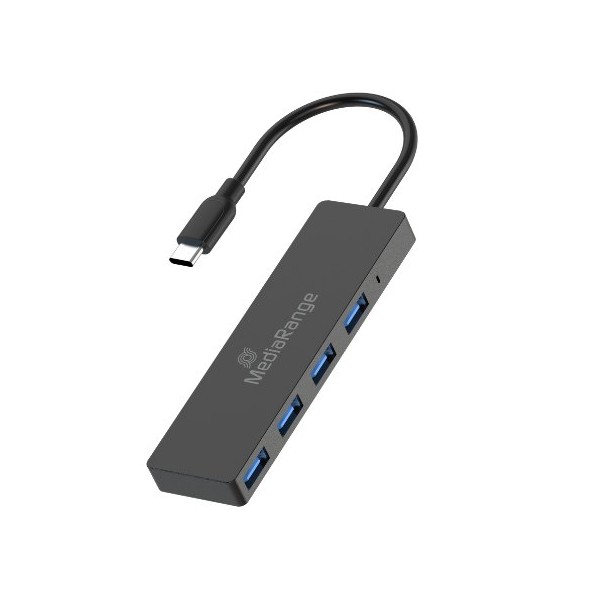 HUB MEDIARANGE USB-C 4XUSB 3.0