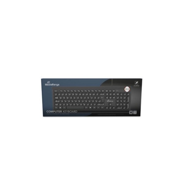 TECLADO MEDIARANGE MROS101 BLACK ES