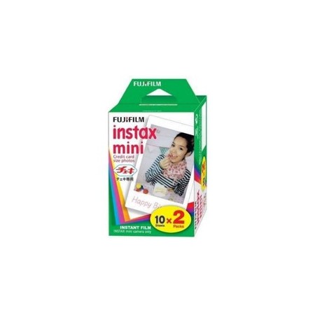 Pack 2 cartuchos - carga fujifilm 10 fotos instax mini