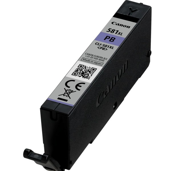 Cartucho tinta canon cli 581 pb xl photo blue pixma tr7550 - tr8550 - ts6150 - ts6151 - ts8150 - ts8151 - ts8152 - ts9150 - ts91