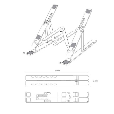 Soporte para Portátil/Tablet Aisens LPS3M-177 hasta 15"