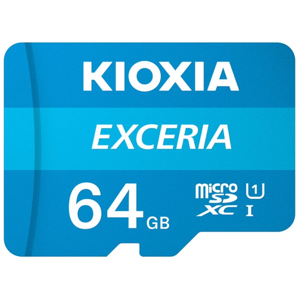 Tarjeta memoria micro sd kioxia 64gb exceria uhs - i c10 r100 con adaptador