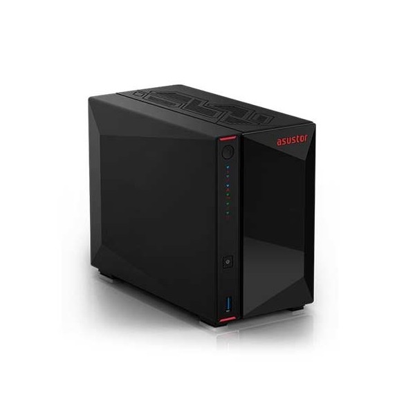 Servidor nas asustor as5402 2 bay nas 4gb ram 2.5g 2 xsata3 6gb s 3.5 2.5 hdd ssd