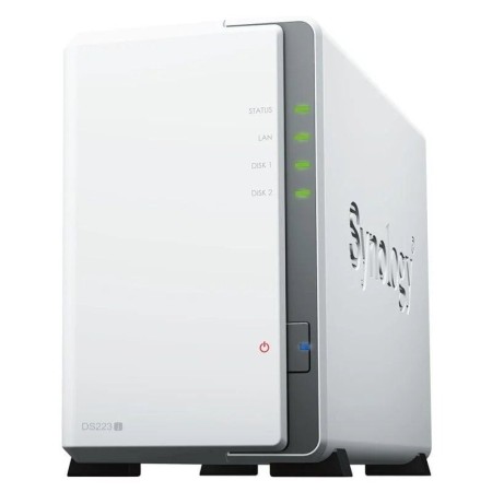 NAS Synology Diskstation DS223J/ 2 Bahías 3.5″- 2.5″/ 1GB DDR4/ Formato Torre