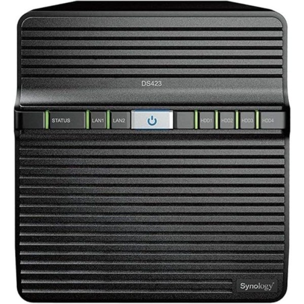 NAS Synology Diskstation DS423/ 4 Bahías 3.5″- 2.5″/ 2GB DDR4/ Formato Torre