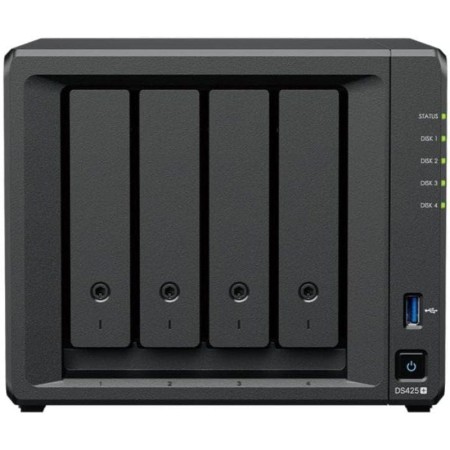 NAS Synology Diskstation DS425+/ 4 Bahías 3.5″- 2.5″/ 2GB DDR4/ Formato Torre