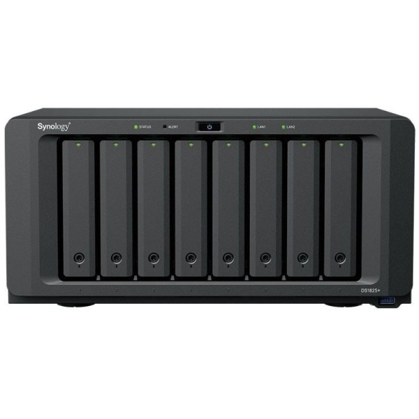 NAS Synology Diskstation DS1825+/ 8 Bahías 3.5″- 2.5″/ 8GB DDR4/ Formato Torre