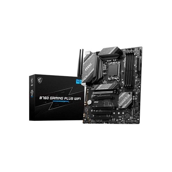 Placa base msi 1700 b760 gaming plus wifi atx - 4x ddr5 - 4x sata3 - 2x usb 3.2 - 1x usb tipo c - 4x usb 2.0 911 - 7d98 - 007