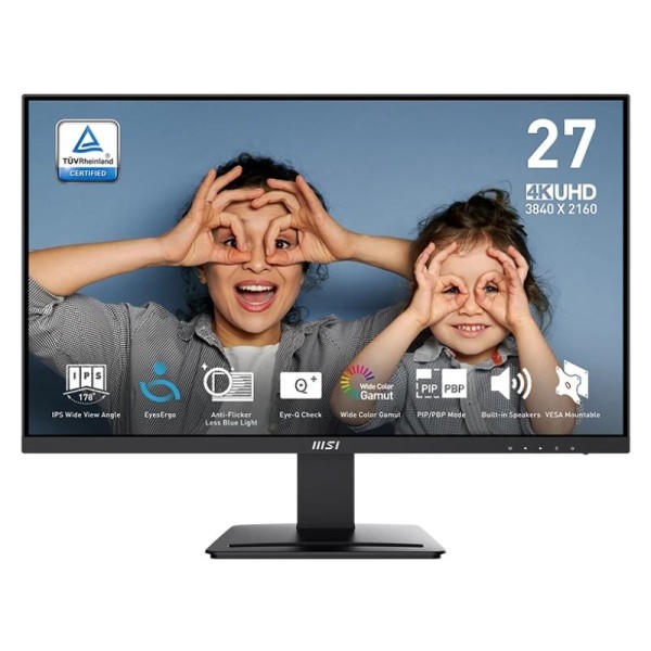 MSI MP273U Monitor 27″ IPS 4K 2xHDMI DP MM