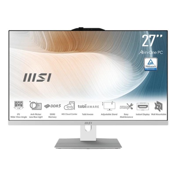 MSI AM272P-1053ES C7-150U 16GB 512 DOS 27″ Blanco