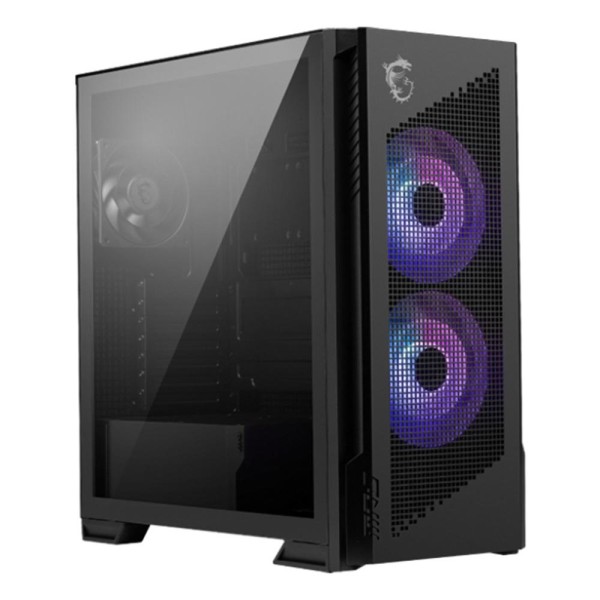 Caja ordenador gaming msi mpg velox 300r airflow pz atx argb negro