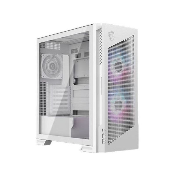 Caja ordenador gaming msi mpg velox 300r airflow pz atx argb blanca