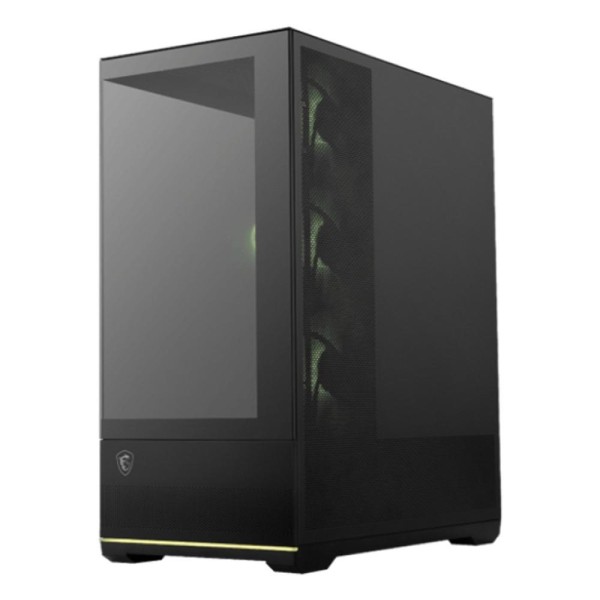 Caja ordenador gaming msi mag pano 110r pz atx rgb cristal templado negra