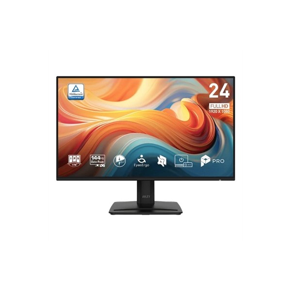 Monitor led 23.8 pulgadas msi pro mp243 e14 ips - fhd - dp - hdmi - 144hz - 1ms