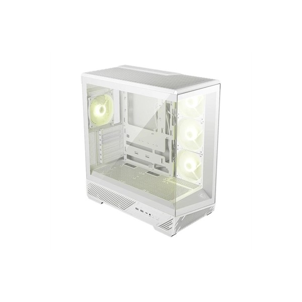 Caja ordenador gaming msi mag pano 130r pz atx argb cristal templado blanca