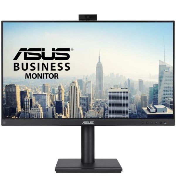Monitor Profesional Asus BE249QFK 24″/ Full HD/ Webcam/ Multimedia/ Regulable en altura/ Negro