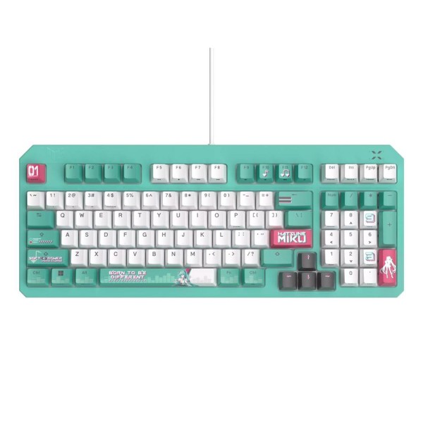 Teclado asus tuf gaming k3 gen ii hatsune miku edition rgb