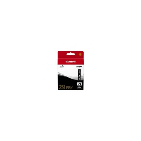 Cartucho tinta canon pgi - 29pbk photo negro pixma pro 1