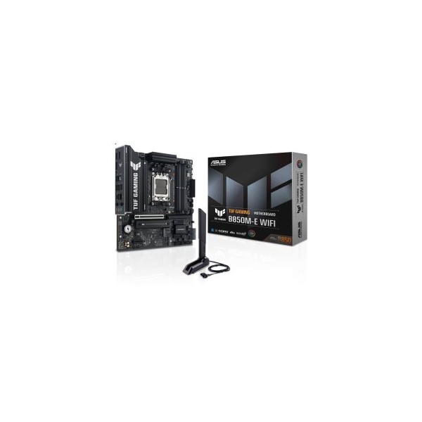 PB ASUS TUF GAMING B850M-E WIFI SKT AM5 MicroATX 4xDDR5 DISPLAYPORT HDMI LAN 2.5Gbps USB 3.2