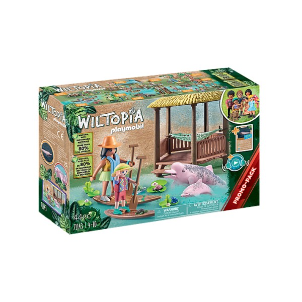 Playmobil wiltopia -  tour de remo con los delfines de río