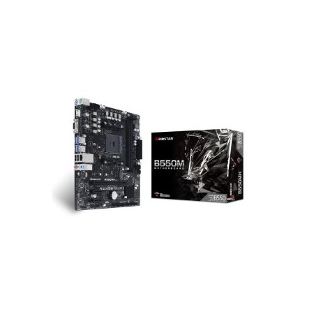 (Reacondicionado) PB BIOSTAR B550MH Skt AM4 M-ATX 2xDDR4 3200MHz 1xM.2 4xUSB 3.2 1xPCIE 4.0 CASH30