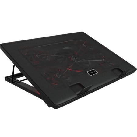 Soporte Refrigerante Mars Gaming MNBC2 para Portátiles hasta 17.3″/ Iluminación LED