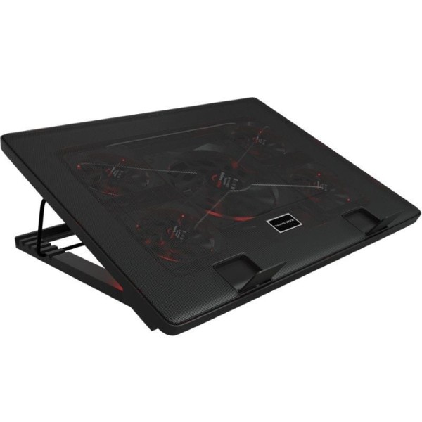 Soporte Refrigerante Mars Gaming MNBC2 para Portátiles hasta 17.3″/ Iluminación LED