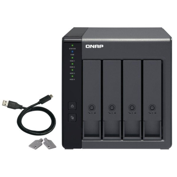 DAS QNAP TR-004/ 4 Bahías 3.5″- 2.5″/ Formato Torre