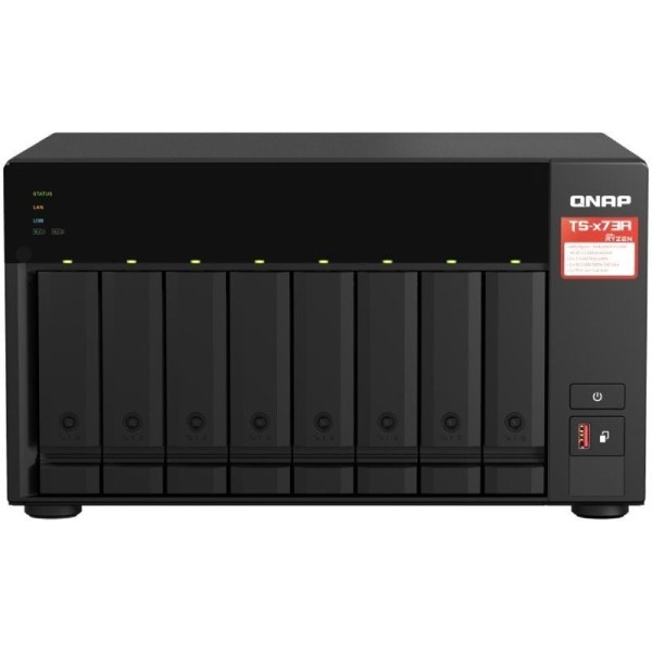 NAS QNAP TS-873A/ 8 Bahías 3.5″- 2.5″/ 8GB DDR4/ Formato Torre