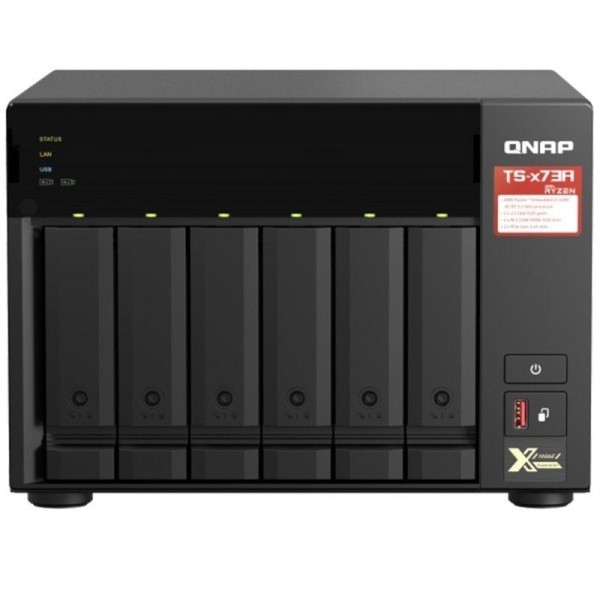 NAS QNAP TS-673A-8G/ 6 Bahías 3.5″- 2.5″/ 8GB DDR4/ Formato Torre