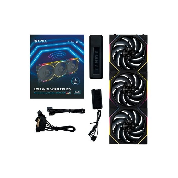 VENTILADOR 120X120 LIAN LI UNIFAN TL120 WIRELESS BLACK 3