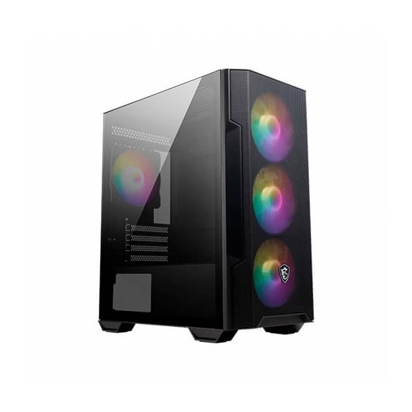 Caja ordenador gaming msi mag forge m100r m - atx 4 x 120mm 1 x usb 3.2 2 x usb 2.0 argb