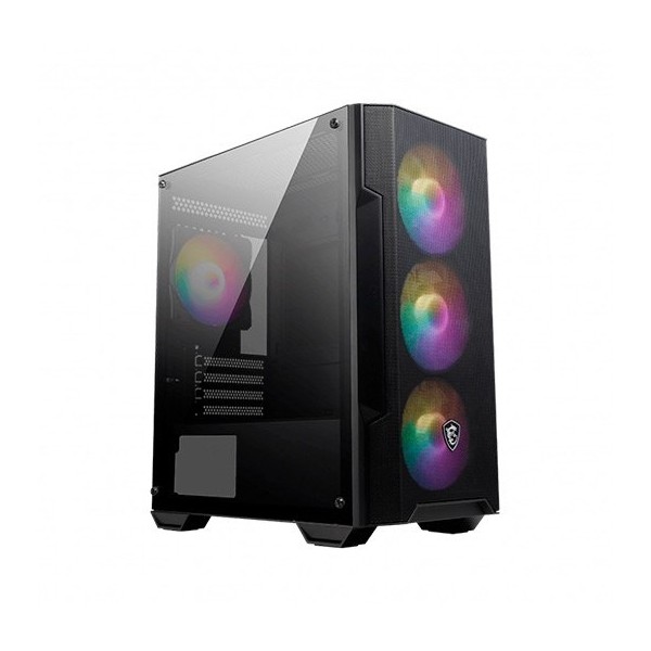 Caja ordenador gaming msi mag forge m100a m - atx 4 x 120mm 1 x usb 3.2 2 x usb 2.0 rgb