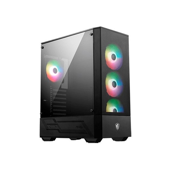 Caja ordenador gaming msi mag forge 112r atx 4 x 120mm 2 x usb 3.2 argb
