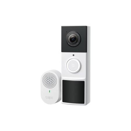 VIDEOPORTERO WIFI TP-LINK TAPO TD21 SMART 160º FOV BATERIA 2K 3MP VISION COLOR IA IP65
