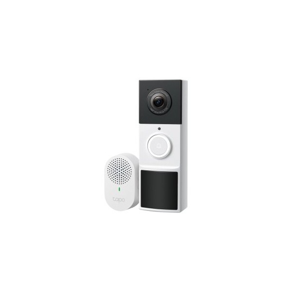VIDEOPORTERO WIFI TP-LINK TAPO TD21 SMART 160º FOV BATERIA 2K 3MP VISION COLOR IA IP65