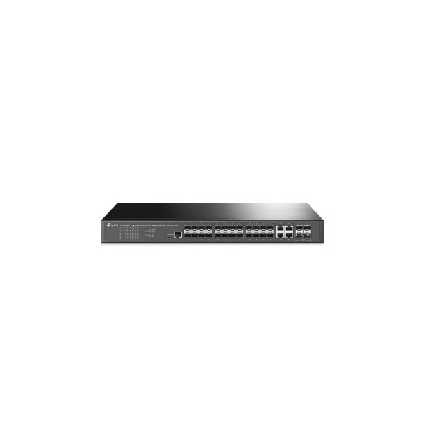 SWITCH GESTIONABLE JETSTREAM TP-LINK SG3428XF 24P GIGABIT SFP L2+ Y 4 RANURAS SFP+ DE 10 GE