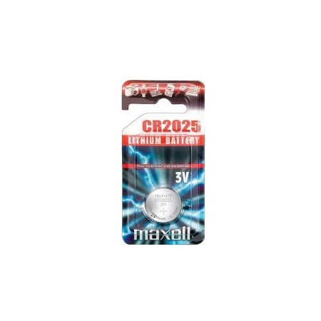 PILAS CR2025 MAXELL CR2025-B5 3V BLISTER 5 UNIDADES (ecotasas incluidas)