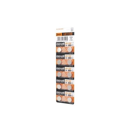 PILAS LR1130 MAXELL LR1130-B10 1.5V BLISTER 10 UNIDADES (ecotasas incluidas)