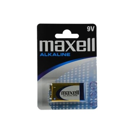 PILAS 6LR61 MAXELL LR09-B1 GD 9V BLISTER 1 UNIDAD (ecotasas incluidas)