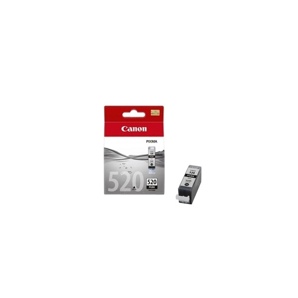 Cartucho tinta canon pgi 520 negro 19ml pixma 3600 - 4600 - 4700 - mp540 - 550 - 560 - 620 - 630 - 640 - 980 - mx860 - 870