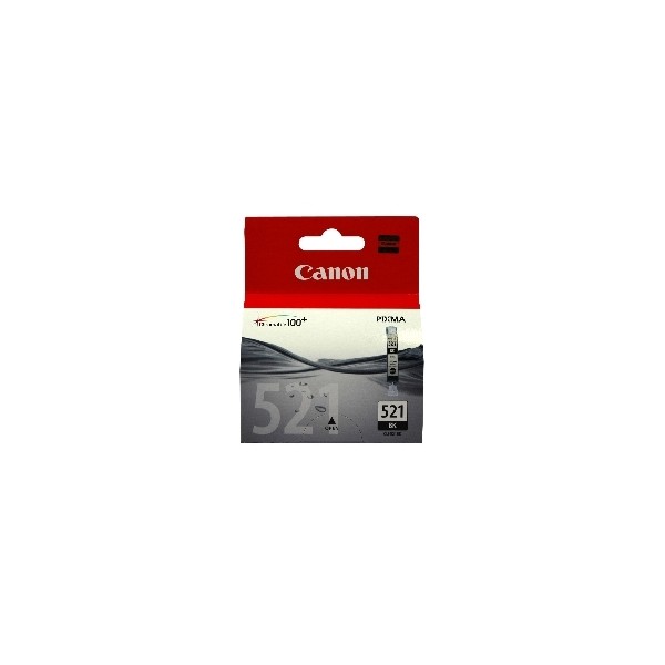 Cartucho tinta canon cli 521bk negro 9ml pixma 3600 - 4600 - 4700 - mp540 - 550 - 560 - 620 - 630 - 640 - 980 - mx860 - 870