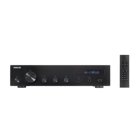 Amplificador estereo hifi fonestar as - 170plus - bluetooth - radio fm - 80  80 w rms usb