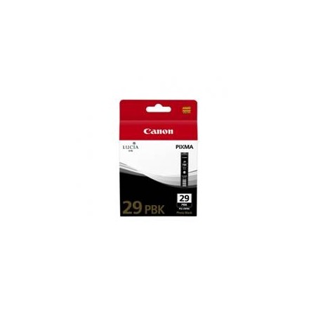 Cartucho tinta canon pgi - 29pbk photo negro pixma pro 1