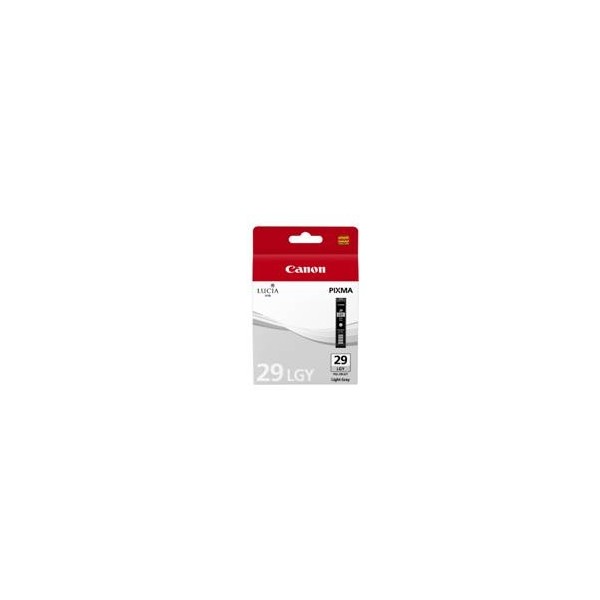 Cartucho tinta canon pgi - 29lgy gris claro pixma pro 1