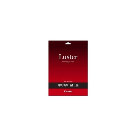 Papel fotografico canon lu - 101 a3 - 297x420mm - 260g - brillo - 20 hojas